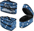 Blue Love Travel Iron Holder Case Iron Accessories Dust-Proof Iron Protective Cover Portable Storage Bag for Travel Carrying Bags for Clothing Lover,Bag Only