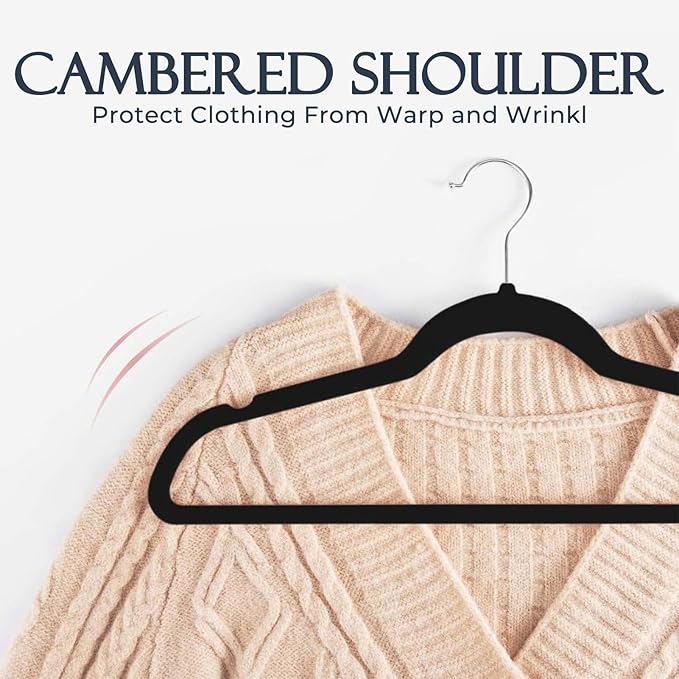 HOUSE DAY Black Velvet Hangers 5280 Pack (88 Cases, 60P/Case) Pallet Package for Small Business, Non Slip Clothes Felt Hanger Heavy Duty for Coat, Premium Slim Space Saving Suit Hangers