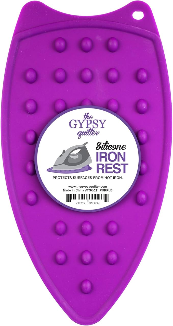 The Gypsy Quilter Silicone Iron Rest Purple (TGQ021)
