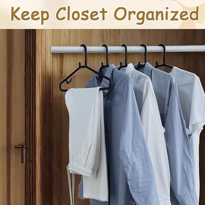 Urby Extra Wide Hangers for Plus Size Clothes, 19 Inch Plus Size Hangers, Durable Space-Saving Plastic Hanger for Oversized or XL, XXL Shirts, Coats, Etc. Green 20PK