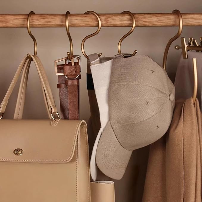 2 Pack Sun Hat and Baseball Cap Rack, Multifunctional Hat Rack, Vacation Traveling Essentials Accessor(B003-Beige)
