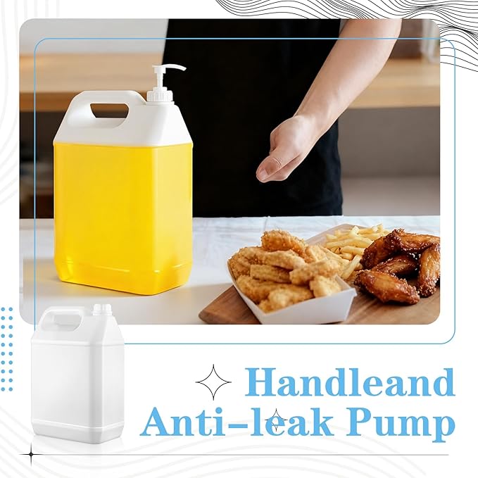 Novabright 2 Gallon Pump Dispenser Bottle Large Plastic Jug Laundry Liquid Detergent Dispenser with Pump Lid Handle for Laundry Room Organization, Soap, Fabric Softener Indoor Outdoor
