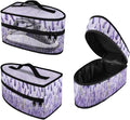 Purple Lavender Travel Iron Storage Box Stylish Portable Protective Carrying Bag Full Size Iron Tote Bag Reusable Steamer Storage Bags Home Decoration
