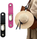 Hat Clip for Travel on Bag/Luggage, PU Leather Multifunctional Duckbill Clip, Outdoor Hat Companion