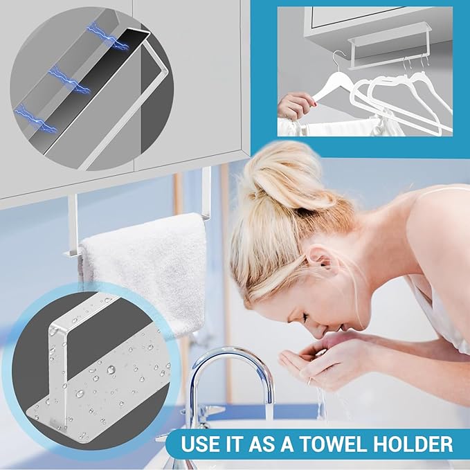 Magnetic Dryer Ball Holder wiht Hanger Organizer, Dryer Balls Storage Wire Basket Container Rack Magnetic Lint Bin and Dryer Ball Holder for Space Saving Hanger Holder for Your Laundry Room
