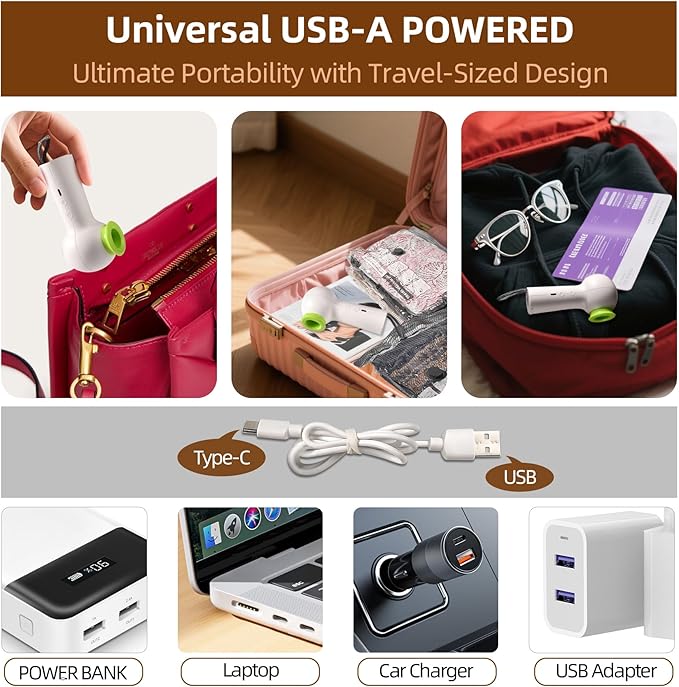 12 Pack Vacuum Bags for Travel with Rechargeable Air Pump Equipped LED Light, Vacuum Storage Bags(4L+4M+4S), 80% Space Saver Vacuum Seal Bags for Blankets, Comforters, Lugggage