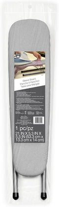Dritz Clothing Care 82450 Collapsible Sleeve Board, 5 x 5-1/2 x 21-Inch , Gray