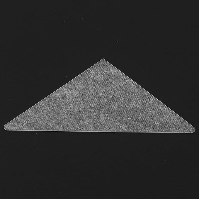100PCS Clear Plastic Shirt Collar Stays Invisible Triangular Support for Men Women Dress Shirt Collar Maintenance