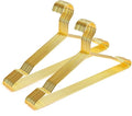 17 Inch Metal Clothes Hanger, 4.0mm Heavy Duty Shirt Blouse Hanger for Coat Suit Bridal Boutique, Space Saving Slim Wire Hanger for Camisole Trousers Wedding Dress（Gold 36pack）