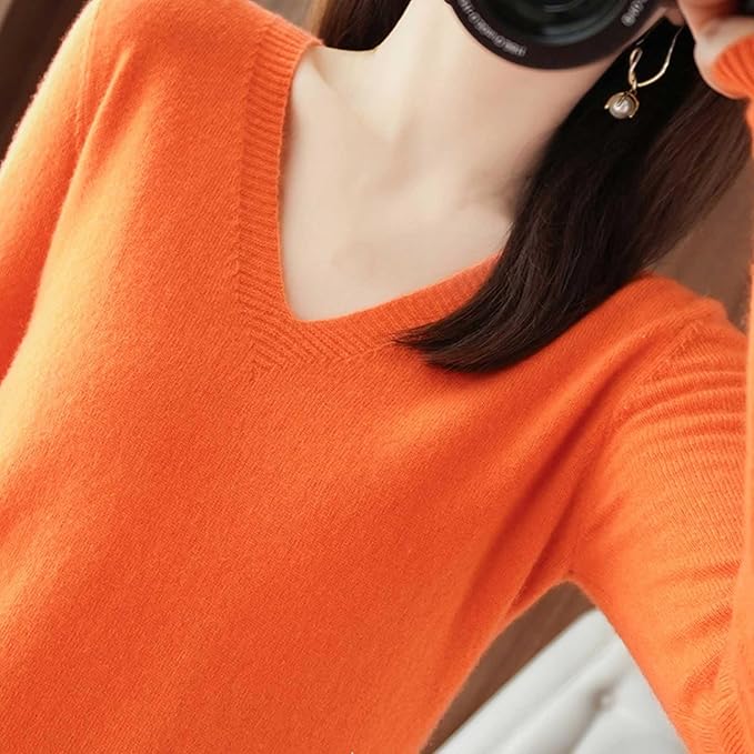 Merino Wool Cashmere Sweaters for Women 2025 Oversized Soft Sweater Long Sleeves Casual Loose Pullover Knitted Tops