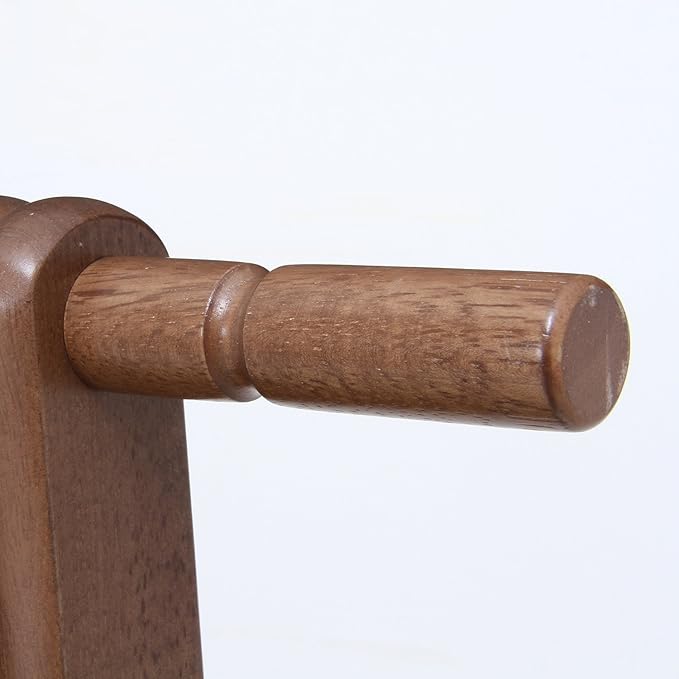 不二貿易(Fujiboeki) Fuji Boeki 14102 Coat Hanger Hanger Rack, Slim, Wooden, Width 29.5 x Depth 177.7 x Height 58.8 inches (75 x 45 x 147.8 cm), Brown with Shelves, Entrance