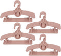 Baby Hangers for Closet, 360° Swivel Hook Kids Hanger, Non-Slip Baby Clothes Hangers, 20pcs Nude Pink Adjustable Toddler Hanger for Girl Boy Infant Kid Hangers, Space Saving