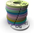 Round Rack Size Divider - Men's Sizes (30-50 Even) (33, Multi-Colored)