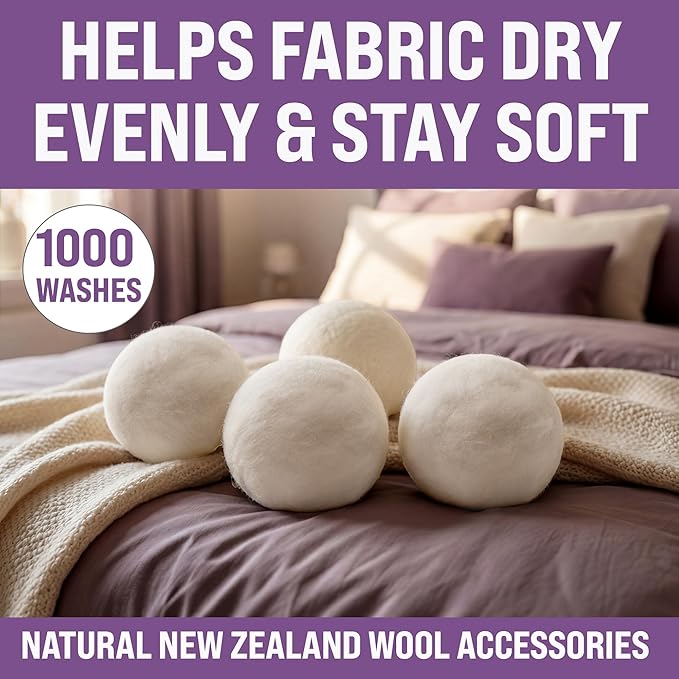 Luxury Lyocell Grounding Sheets King 22% Silver Fiber, 74% Cooling Lyocell, 4% Silk, Quality Certified - Conductive Earth Fitted Sheet 15" Deep w/Wash Bag & Wool Dryer Balls, Beige
