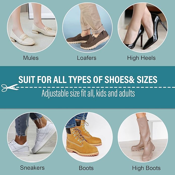 YOLOPARK Shoe Tree Inserts for Men Women, Shoe Shaper for Sneaker Leater Golf Mules and Boot