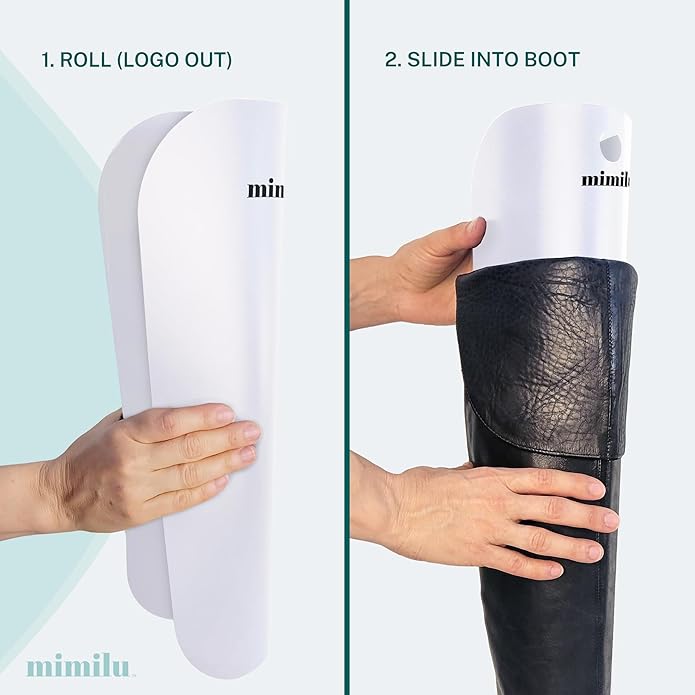 MIMILU 10 Pieces (5 Pairs) Boot Shaper Form Inserts. Stand Up Shape Holder For All Types Of Boots