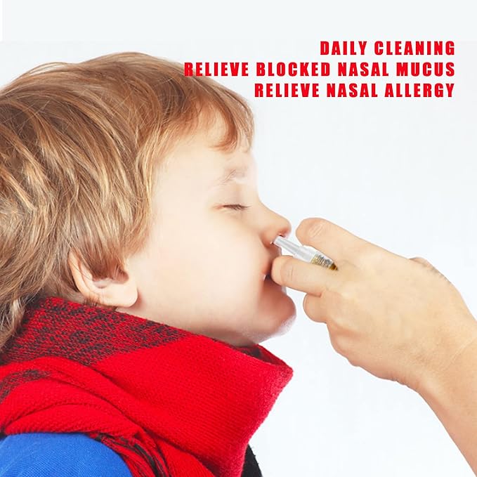Nasal Spray Bottle 4Pcs 1oz (30ml) with Press Spray Head Refillable Portable Fine Mist, 2 Funnel, 1 Dropper,Labels,Glass Nose Spray Bottle Empty
