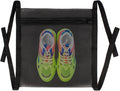 Shoe Dryer Bag: Laundry Bags Mesh Wash Bags - Laundry Shoes Bag For Washer And Dryers - Sneaker Dryers Bag - Door Shoe Net With Elastic Straps 15.7" X 15.7" Black(1 Pack)