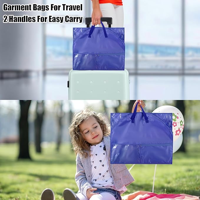 Dance Costume Garment Bags for Dancers,Garment Bag 40 Inch for Dance Competitions,Garment Bags For Travel Hanging Clothes,Waterproof Hanging Clohtes Storage Garment Bag.