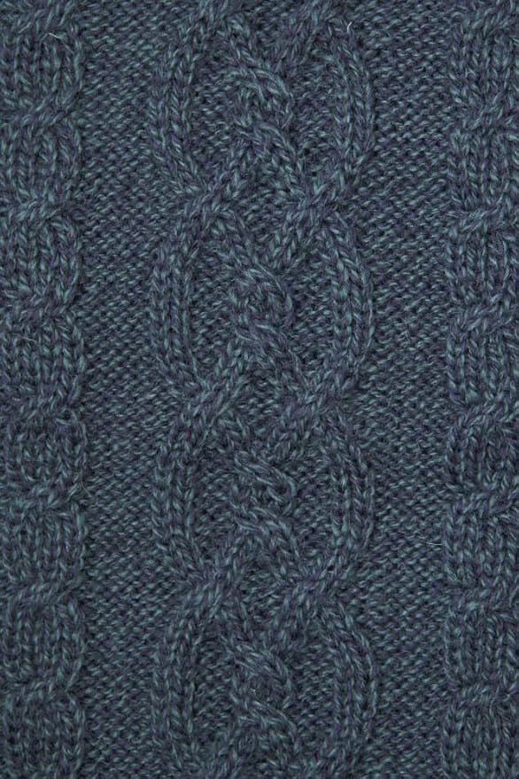 Aran Crafts Basket Stitch Crew Neck Sweater (100% Wool)