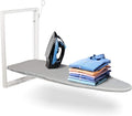 Ivation Wall-Mounted Ironing Board | Foldable 36.2” x 12.2” Ironing Station for Home, Apartment & Small Spaces | Sturdy Folding Board, Easy-Release Lever, Removable Cotton Cover & Mounting Hardware