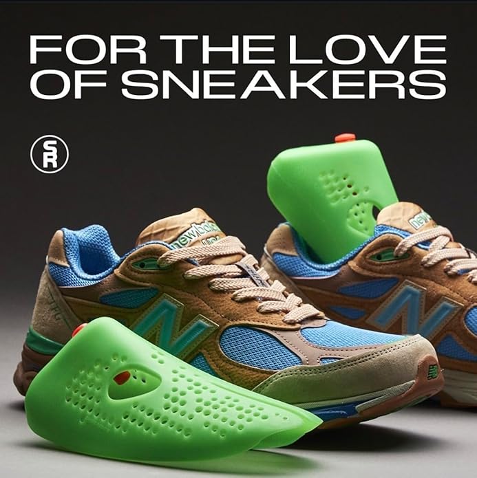Shoe Trees for Sneakers & Shoes + Odor-Eliminating Fragrance Insert – Modern Shoe Shaper for Men, Women & Kids