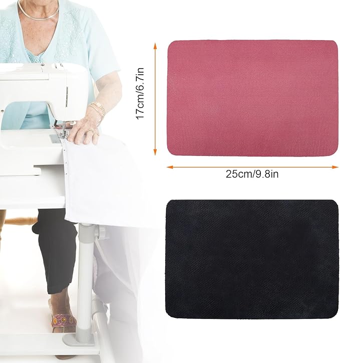 Sewing Machine Foot Pedal Mat-No Slip,Waterproof Foot Pedal Pads Keeps Pedal in Place,Cool Gifts for Quilters,Sewing Quilting Supplies,Sewing Machine and Sergers Accessories.Red 7'' X 10''
