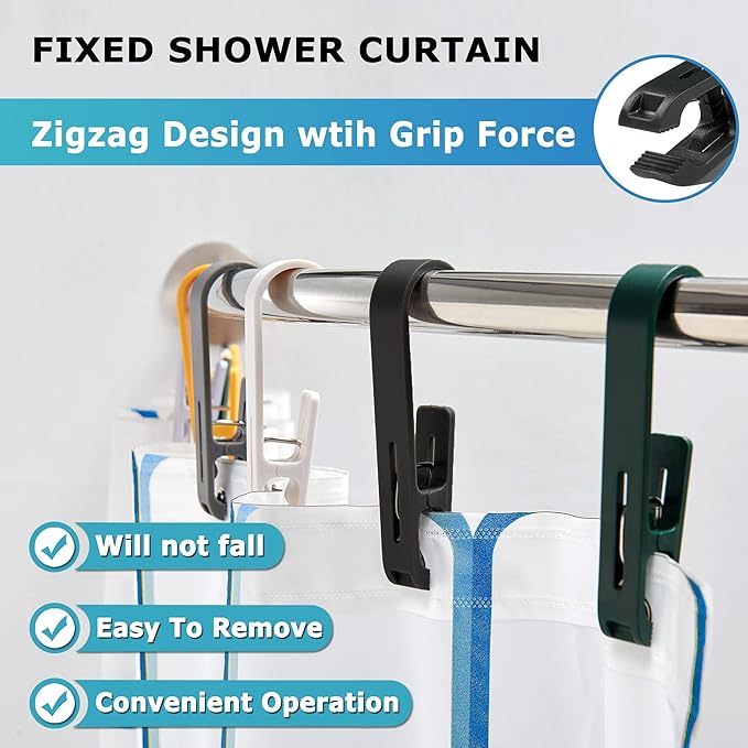 XoYoZo Laundry Hooks with Clips Hanger Closet Organizer Clamps Socks Boot Bras Towels for Bathroom Wardrobe Kitchen Office 4Pcs (Yellow)