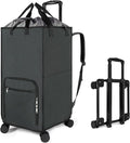 Bukere Extra Large 3 in 1 Rolling Laundry Backpack Bag with Wheels, 90L Freestanding Laundry Basket, Collapsible Laundry Hamper with Removable Wheeled Cart for College Dorm Apartment Laundry Room