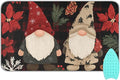 Ironing Mat Pad for Table Portable Travel Iron Blanket Ironing Board Covers Pressing Mat Heat Press Pads 27.6x47.2 Inches Checkered Christmas Floral Gnomes48