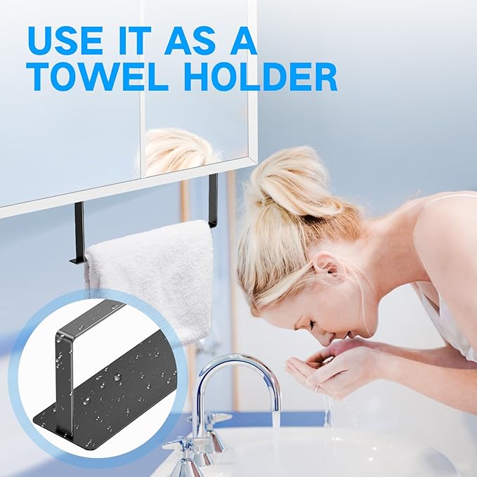 Powerful Magnetic Hanger Organizer Stacker- Easy Install for Dryer and Washer, Space Saving Hanger Holder for Your Laundry Room, Durable Premium Metal Material Hanger Stand, Black