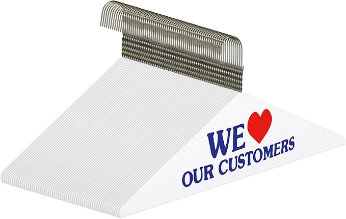 60 Pcs Wire Hangers Bulk 16" Dry Cleaner Hangers for Clothes Caped Clothing Pants (Red,Blue,Heart)