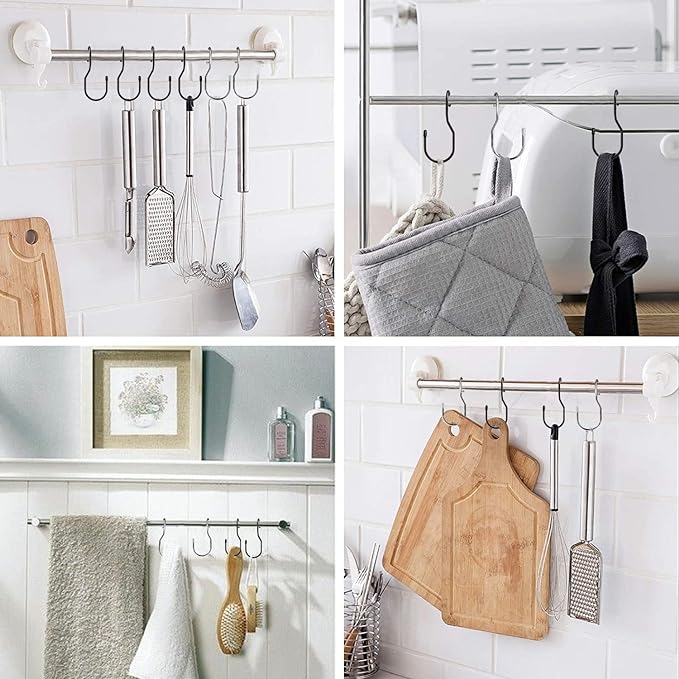 24-Pack Purse Hangers for Closet, Large 5-inch Twist Design Hooks for Bags, Purses, Handbags, Belts, Scarves, Hats
