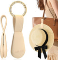 Magnetic Hat Clip 1-Pack - The Light Khaki Hat Clip for Travel on Bag, Magnetic Hat Clips for Bag, and Secure Hat Holder for Travel on Caps & Beach Hats, Vacation Essentials