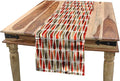 Ambesonne Retro Table Runner, Sixties and Seventies Style Geometric Round Shaped Design with Warm Colors Print, Dining Room Kitchen Rectangular Runner, 16" X 90", Orange Cream