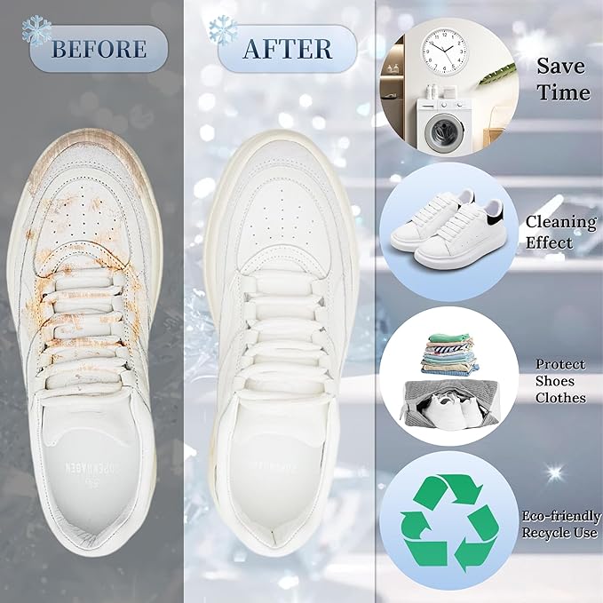 Shoe Washing Machine Bag, Laundry Shoe Bag for Washer and Dryer,2Pcs Reusable Shoe Bag for Washing Machine Fit Most Shoes Types (Grey 2 pcs)