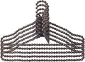 16 inch Pearl Hanger Cute Ribbon Bow Hanger Metal Elegant Clothes Hangers for Wedding Dress Photographing or Decorate Your Closet (5, Black)