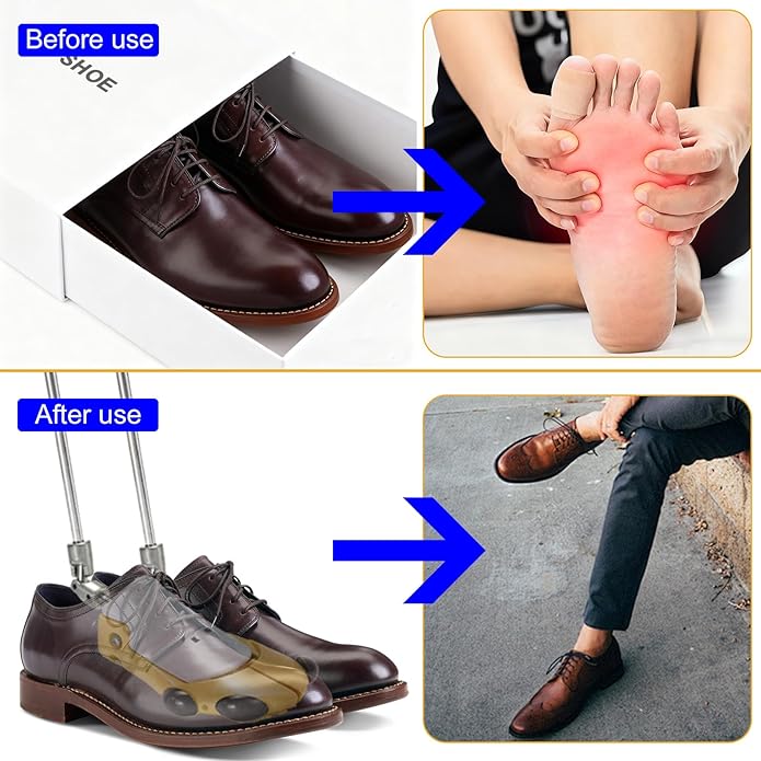 Boot Stretchers for Cowboy Boots Shoe Stretcher for Wide Feet Men Shoe Trees Adjustable Length & Width for Men Women