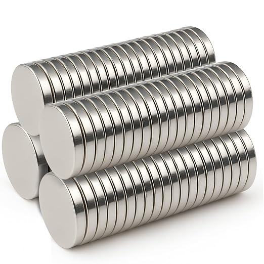 Metal Collar Stay Magnets, Strong Magnets for Collar Stays Magnetic, Valued Pack in a Gift Box (Silver, 100Pcs)