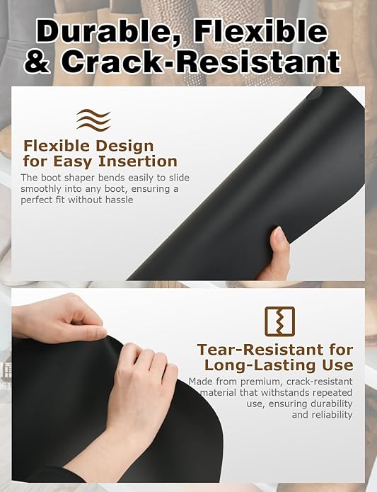 Mellbree Boot Shaper Form Inserts Boots Tall Support boot inserts for women to keep shape 12 Pieces (6Pairs) 12 inches for Women and Men