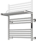 High-Density Foldable Heated Towel Rack, Smart Dual-Zone App/Voice Control Towel Warmer Rack, GFCI Plug-in/Hardwired, Wall-Mount, Drill-Free Install, Brushed, CA3-700X550-Ultra-S