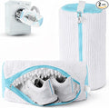 Shoe Washing Machine Bags - Reusable Sneaker Laundry Bags for Washer & Dryer - Fine-Mesh Protective Wash Bags to Prevent Damage - Washer Bags for All Type of Shoes - Pack of 2