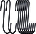 30 Pack 3 inch Heavy Duty S Hooks Black Pan Pot Holder Rack Hooks S Shaped Hanging Hooks Hangers for Kitchenware Spoons Pans Pots Utensils Clothes Bags Towels Plants
