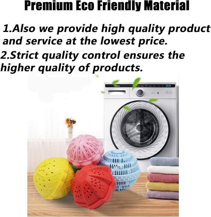 2Pcs Premium Washing Ball, Super Soft Shell Doesn't Hurt Clothes, Advanced ceramic balls, Eco-Friendly Laundry Balls,2000 Washing Cycle Laundry Balls, All Natural Detergent(Benzo Blue)