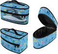Paw Print Iron Storage Bag with Zipper Handle Lightweight Colorful Clothes Iron Storage Case for Traveling Home Cute Iron Storage Cover