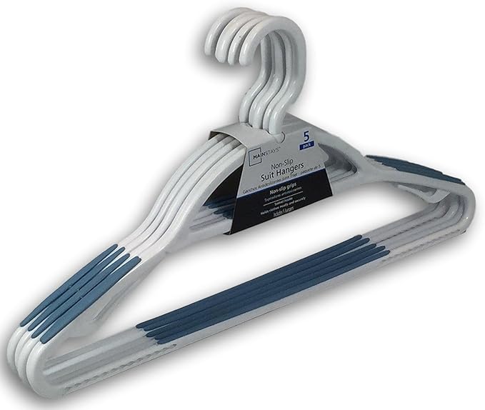 Mainstays Non-Slip Suit / Swivel Hanger, 5-Pack