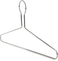 Hangerworld 10 Pack Anti-Theft Security Hangers - 17inch Heavy Duty Silver Chrome Metal Hanger for Hotels, Retail and RVs