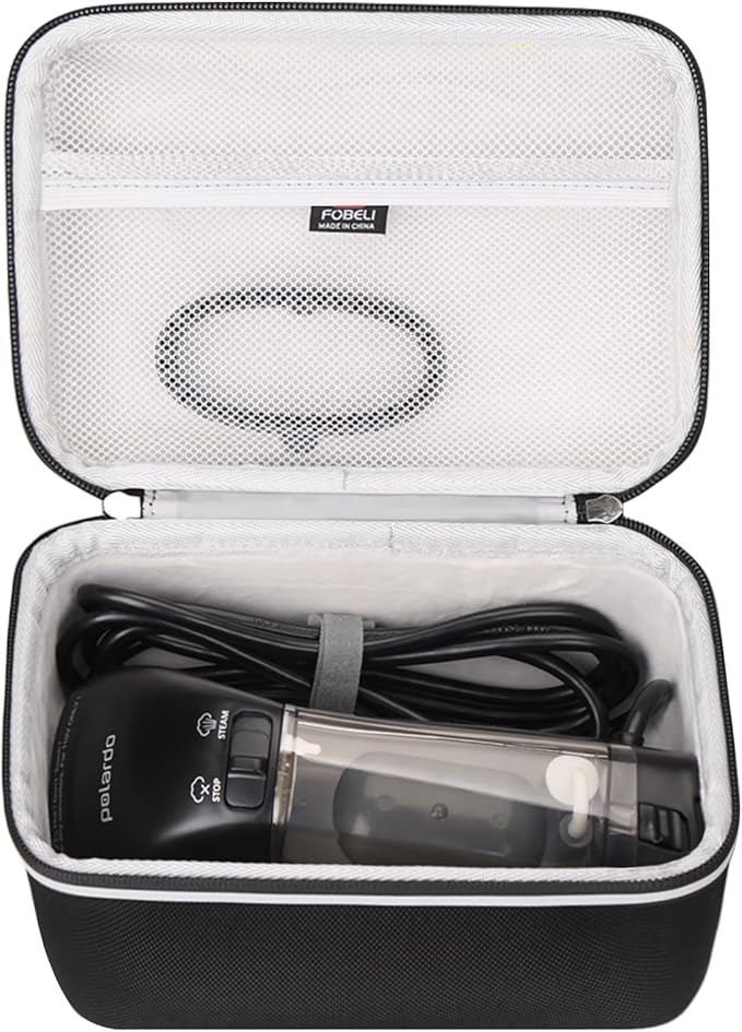 FBLFOBELI Hard Travel Case for Newbealer/for Sunbeam Hot-2-Trot/for Oliso M3Pro M2 Mini Travel Iron/for Polardo Portable Travel Garment Steamer, Also fits for Vicks Sinus Inhaler, Case Only