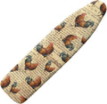 Poster Rooster Ironing Board Cover and Pad Standard Size 15 x 54 Stain Resistant Fasteners Elastic Edge Ironing Cover