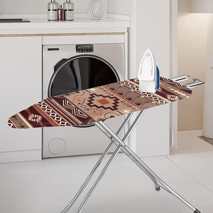 GLENLCWE Retro American Navajo Ironing Board Cover 15x54 Inch,Farmhouse Iron Board Cover Heavy Duty Iron Board Cover Fits All Standard Sizes Covers with Elastic Edge